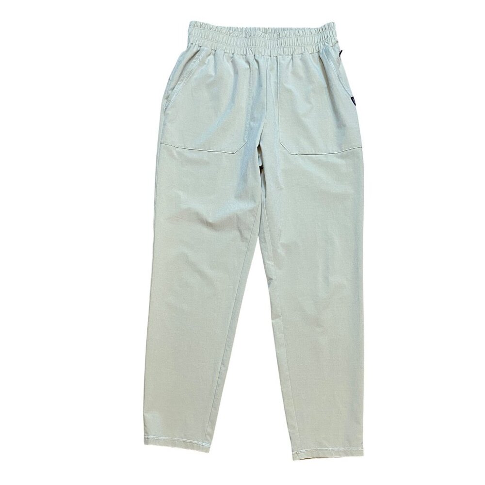 Prana Womens Beige‎ Elastic Waist Pants S